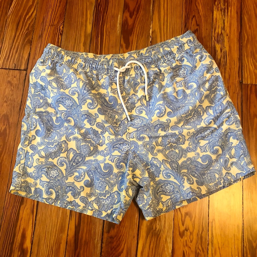 Brooks Brothers Paisley Bathing Suit 🩳